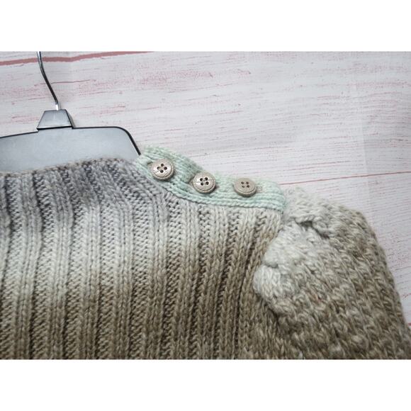 Vintage New Traditions by Brooks Ombre Sweater Size Small 10% Wool - Picture 2 of 7